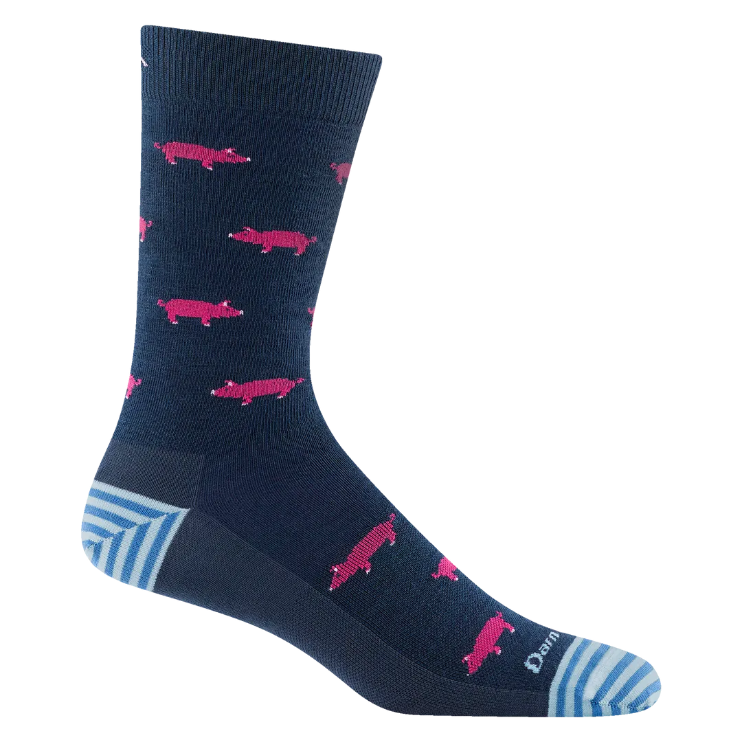 Darn Tough Vermont Men's 6092 Truffle Hog Crew Lightweight